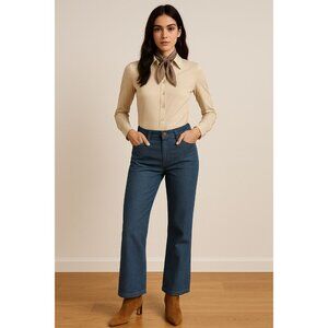 Forte_Forte Blue Straight Italian‎ Jeans Quiet Luxury Chic US Size 4